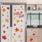 9 Sheets- Fall Wall Decor Stickers Hello Fall Maple Leaves,8.3 x 10.6 Inch